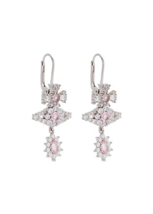 Vivienne Westwood Masha Orb-embellished Drop Earrings - Lilac - One Size