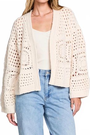 Saltwater Luxe Havenn Chunky Knit Sweater In Natural