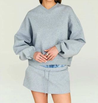 SER.O.YA Taley Sweatshirt In Gray