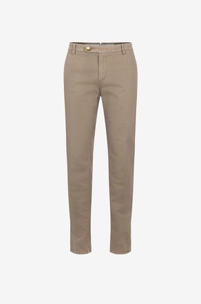 Richard J. Brown Slim-Fit-Hose aus Baumwolle und Kaschmir Singapore
