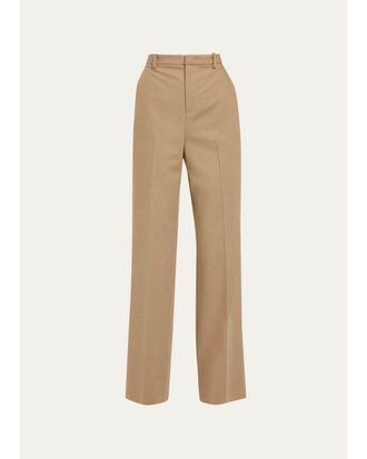Vince Elsa High-Rise Straight-Leg Trousers