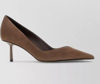 Le Silla suede leather pumps
