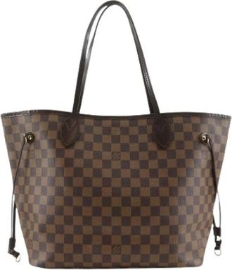Louis Vuitton Pre-owned Tote Bags, female, Brown, Size: ONE SIZE Pre-owned Neverfull MM