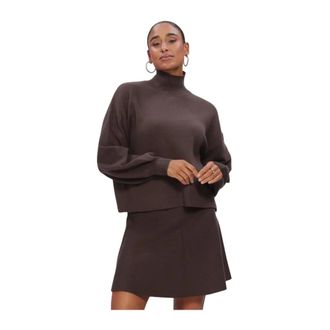 Moss Copenhagen Mercy East M Pullover - Dames - Truien - Bruin - Maat: L/Xl Viscose