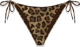 MC2 Saint Barth Marielle Overlock Bikini - Dames - Bikinis - Bruin - M - Badmode