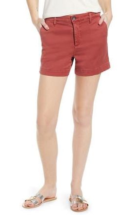 AG - Adriano Goldschmied Caden Tailored Trouser Shorts in Sulfur Mahogany Red at Nordstrom Rack, Size 25