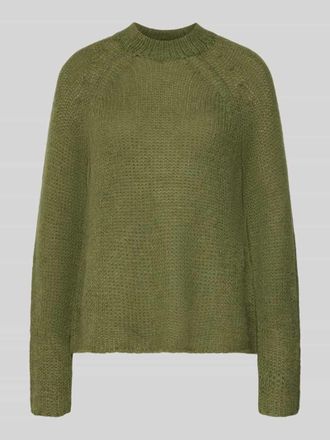 Joop Regular Fit Strickpullover mit Alpaka-Anteil Modell KARA in Dunkelgruen, Gr&ouml;&szlig;e 34