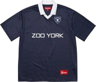 SUPREME T-shirt Zoo York Soccer Jersey SS 25 - Blue
