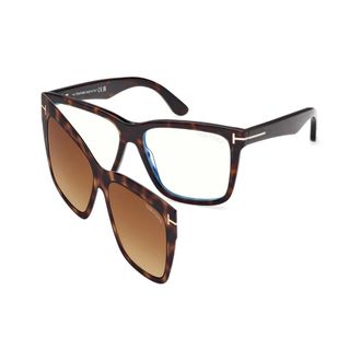 Tom Ford Sunglasses, unisex, Brown, Size: 54 MM Ft6069-B