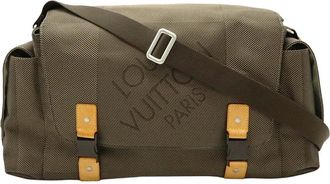 Louis Vuitton Green Damier Geant Shoulder Bag (Authentic Pre-Loved)