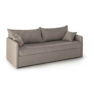 Dmora Sof&aacute; Cama 3 Plazas Uberta, Sof&aacute; Convertible Para Sal&oacute;n, Acolchado, Desenfundable, Calidad 100% Made In Italy, 205x86 H80 Cm, T&oacute;rtola - Dmora