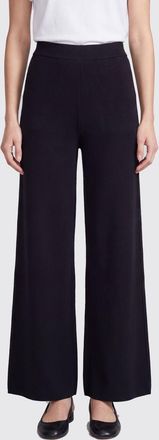 Max Mara Pantaloni a gamba larga in maglia di lana a vita alta