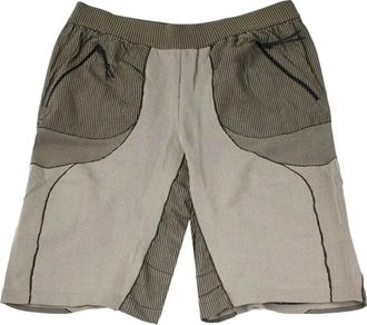 _J.L-A.L_ Bruine Gebreide Korte Gelder - Heren - Korte Broeken - Bruin - Xs/S - Korte Broeken