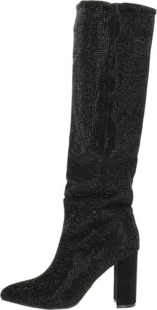 Mexx Krystal II Indy Lange Laarzen - Dames - Laarzen met Hak - Zwart - 36 EU - Schoenen
