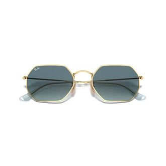 Ray-Ban Sunglasses, unisex, Yellow, Size: 53 MM Rb3556N Octagonal