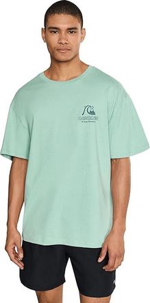 Quiksilver Vintage Bubble Org Screen T-Shirts Mens T Shirt Blue Haze : 2XL, Cotton
