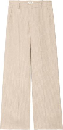 Zadig&Voltaire Panol broek met krijtstreep - Beige