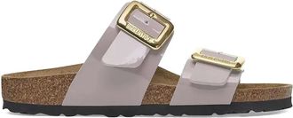 Birkenstock Sydney sandals - women - Suede/Birko-Flor/Polyethylene vinyl acetate (PEVA)/Cork - 37 Regular - Purple