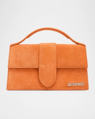 Jacquemus Le Grand Bambino Suede Crossbody Bag