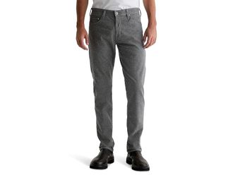 AG - Adriano Goldschmied Everett Slim Straight Pant Mens Casual Pants Cloudy Grey : 36 34, Cotton/Elastane