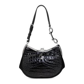Vivienne Westwood Shoulder Bags, female, Black, Size: ONE SIZE Charm Frame Purse