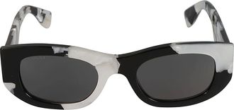 Gucci Oval Thick Sunglasses