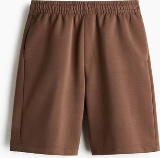 H&M Interlock-Shorts in Relaxed Fit - Beige