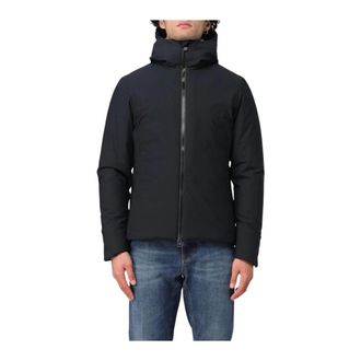 Save The Duck Winter Jackets, male, Black, XL, Hooded Puffer Jacket Water Resistant