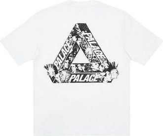 Palace Tri-Heads FW21 T-Shirt White P21TS149