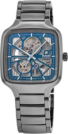 Rado True Square Automatic Open Heart Blue Dial Ceramic Unisex Watch R27083202