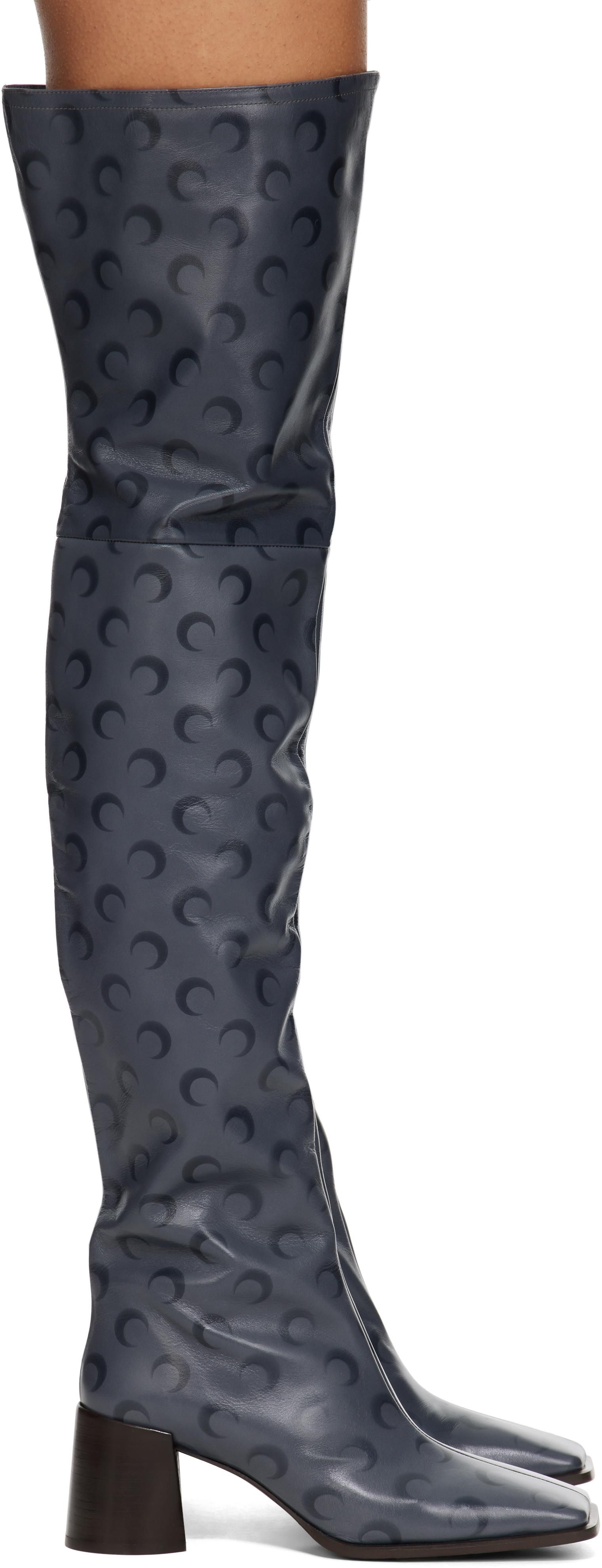Marine Serre Leather Boots − Sale: up to −55% | Stylight