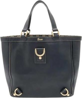 Gucci Pre-owned GG Canvas Tote Bag - Dames - Vintage Shopper - Zwart - ONE Size - Vintage