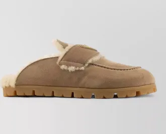 Prada leather mules