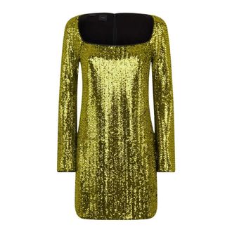 Pinko Party Dresses, female, Green, Size: XS Aubine Dress