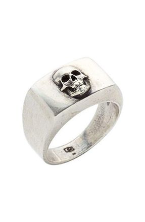 Degs & Sal Skull Ring in Silver at Nordstrom, Size 10