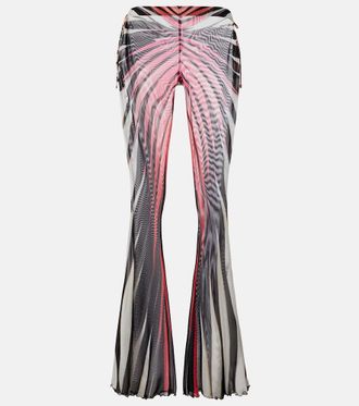 Roberto Cavalli Pantalones flared estampados