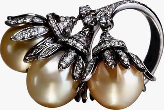 Annoushka Golden Pearls Ring