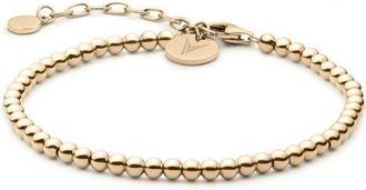 Vincero The Beaded Chain Bracelet in Gold at Nordstrom