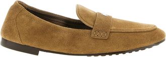 Tory Burch Ballet Loafer - Dames - Schoenen - Beige - Maat: 37 1/2 EU Zijde
