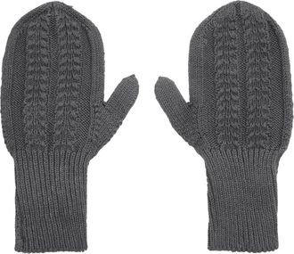 Americandreams Katoenen Wanten - Dames - Handschoenen - Grijs - ONE Size - Katoen - Accessoires