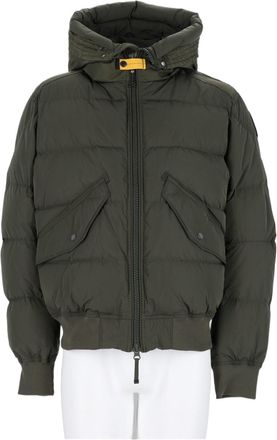 Parajumpers Military Green Quilted High Collar Polyester Jacket