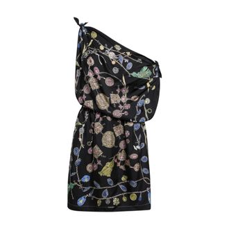 Versace Dames, Jurken, Zwart, Maat: S