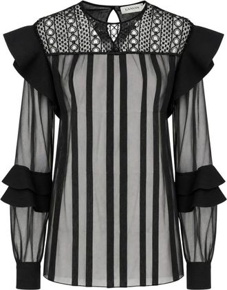 Lanvin Bluse - - Blouses & Shirts - Donna - Nero - M