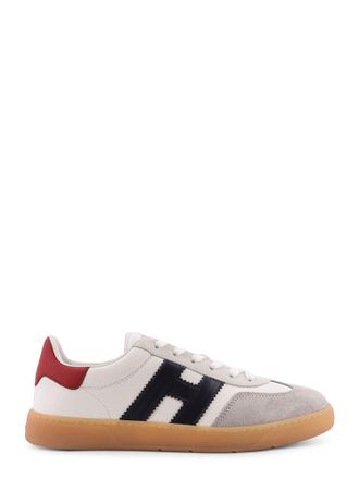 Hogan Leather Sneakers With Suede Inserts