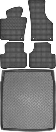 OEM Juego De Alfombrillas De Goma Para Coche Y Alfombrilla Para Maletero Para Volkswagen Passat Cc Fastback (2008-2012)