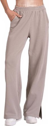 Elan Aimee Wide-Leg Pant In Heather Grey
