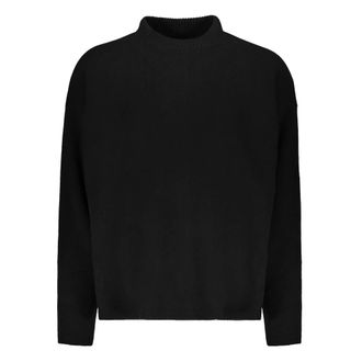 Rick Owens Cashmere Knitwear, male, Black, Size: XL Luxury Cashmere Turtleneck Sweater