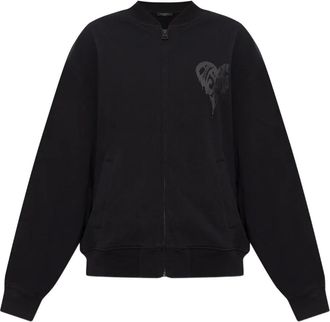 AllSaints Bomber con stampa - Nero