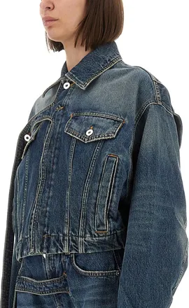 Jean Paul Gaultier 100% Cotton Denim Jacket - Blue