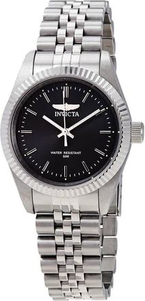 Invicta Specialty Black Dial Stainless Steel Ladies Watch 29395